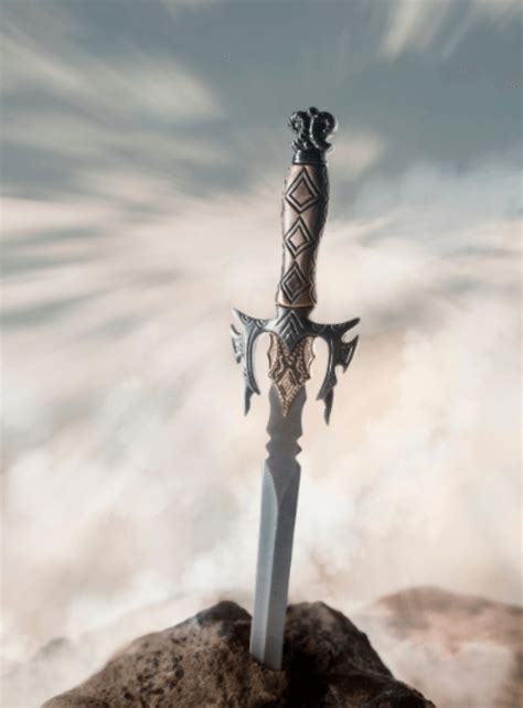 Magic sword in thw face of evil